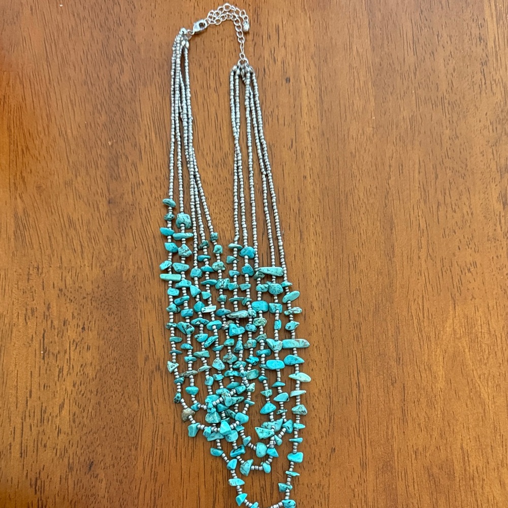 Turquoise Beaded Necklace